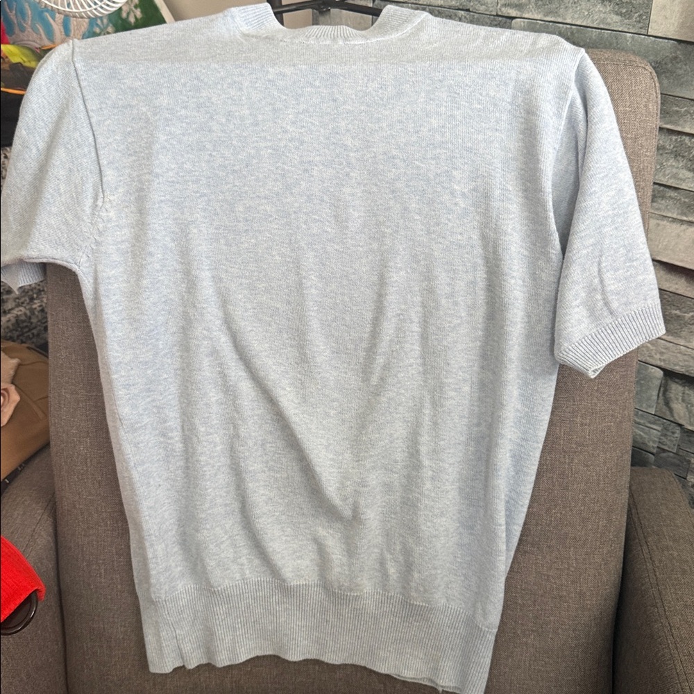 High Neck Baby Blouse Sweater